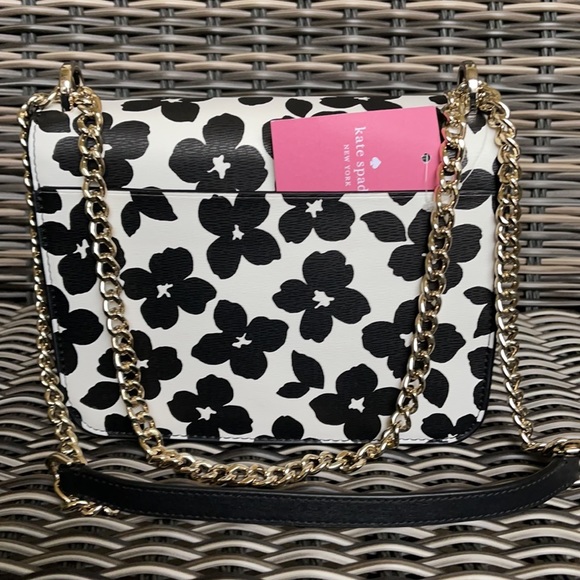 Kate Spade remi graphic blooms flap chain crossbody - Picture 15 of 16